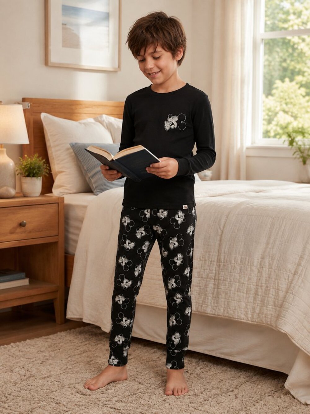 GAP x Disney Mickey Mouse 100% Organic Cotton 2-Piece Pajama Set NWT, Size 12